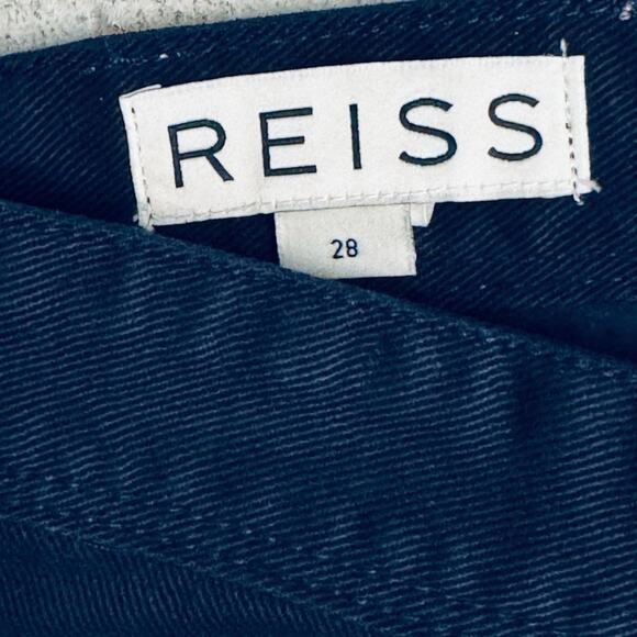 NEW REISS DRAKE MENS NAVY DENIM JEANS LANCASTER SLIM FIT SZ 28 - Picture 3 of 4